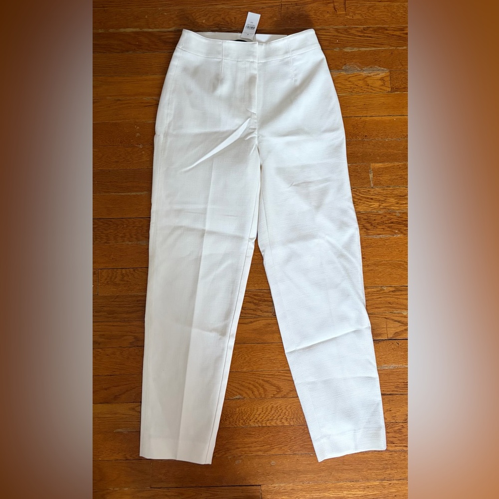 Ann Taylor Cream Curvy Fit Pants